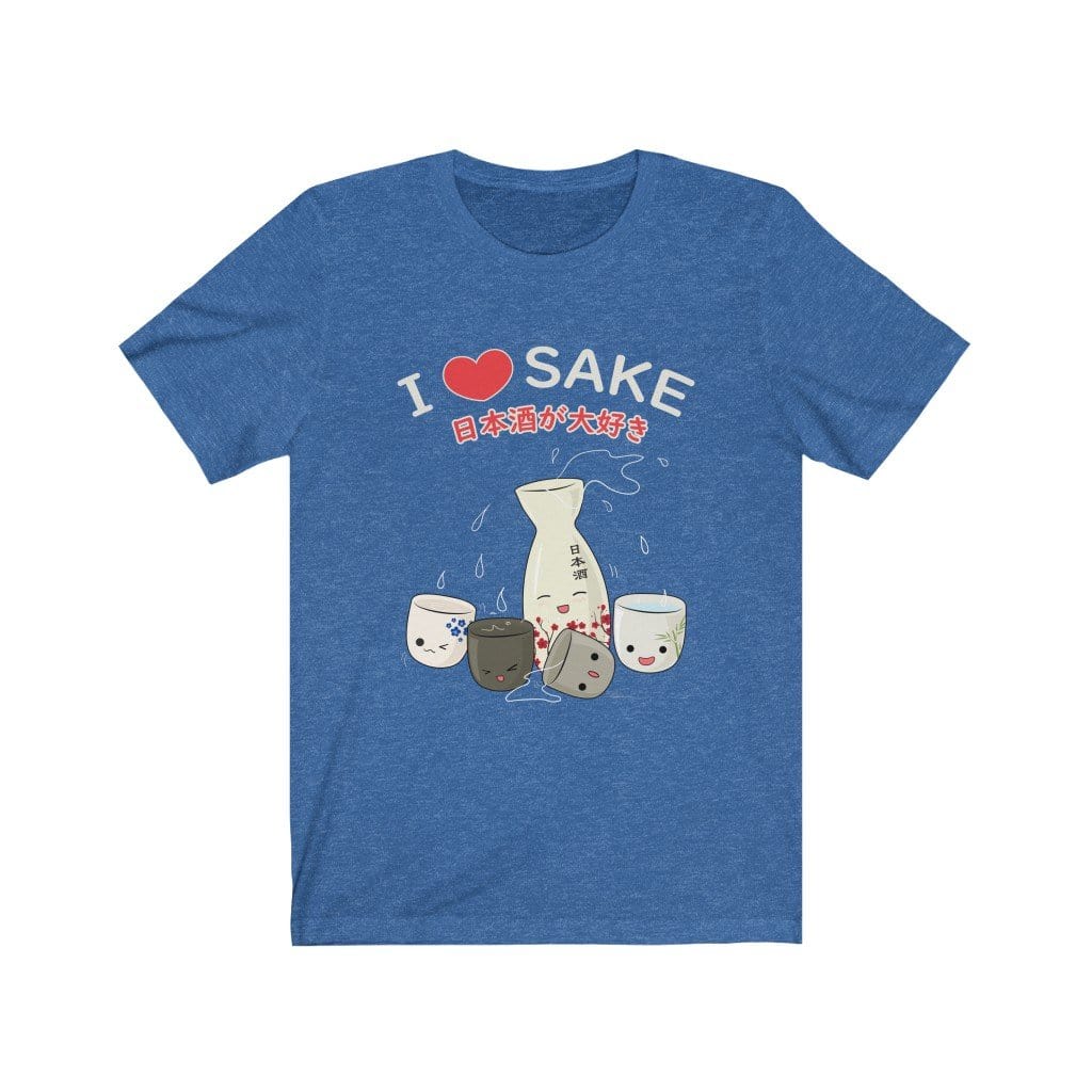 I Love Sake Unisex Tee Hoodie, Sweatshirt | CiraTrend.com (Image 2)