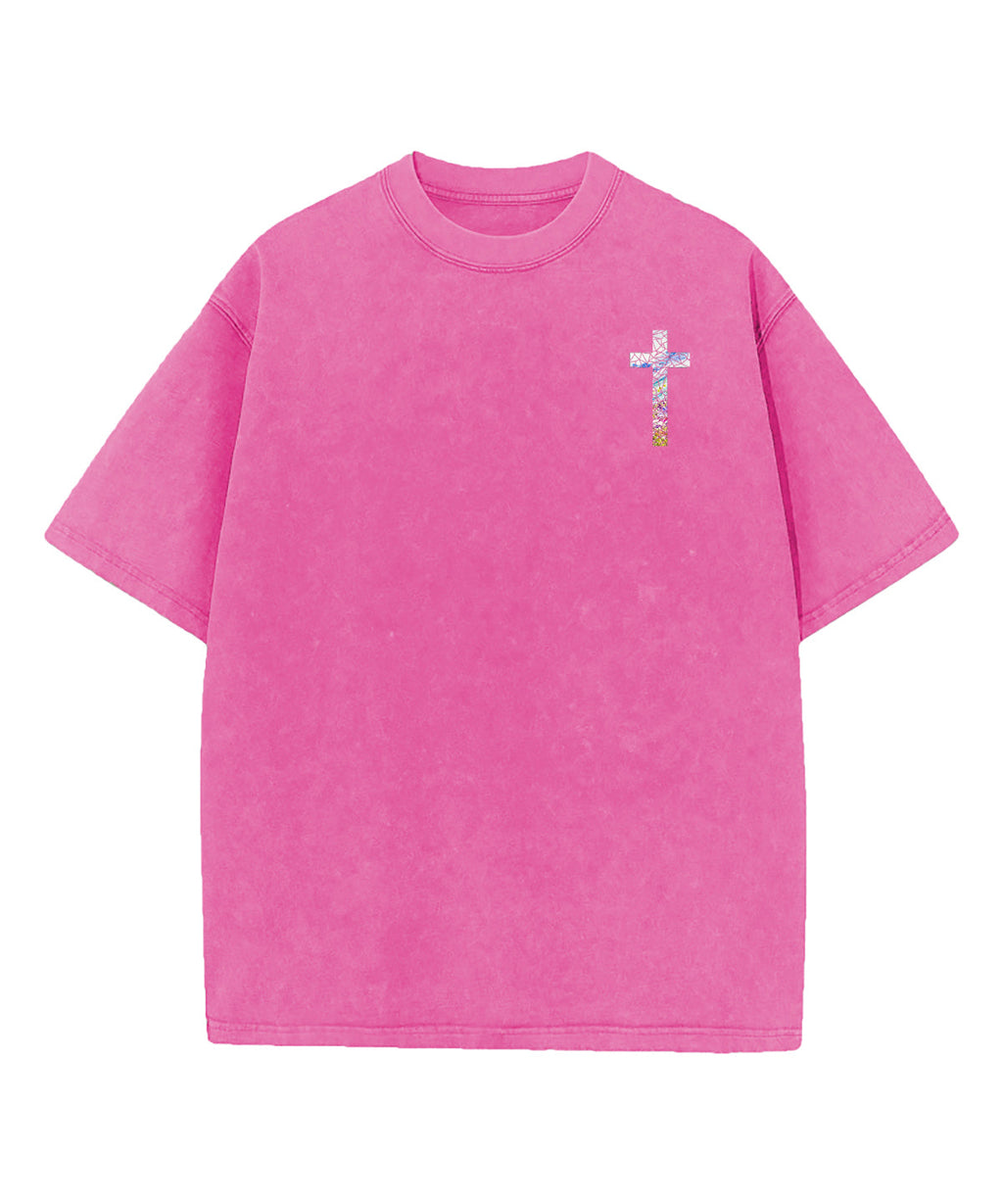 God Turns Broken Pieces Masterpieces Double Sided Washed Christian T-Shirts, Hoodie, Sweatshirt