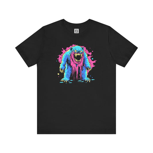 Vibrant Monster Graphic Tee Style008