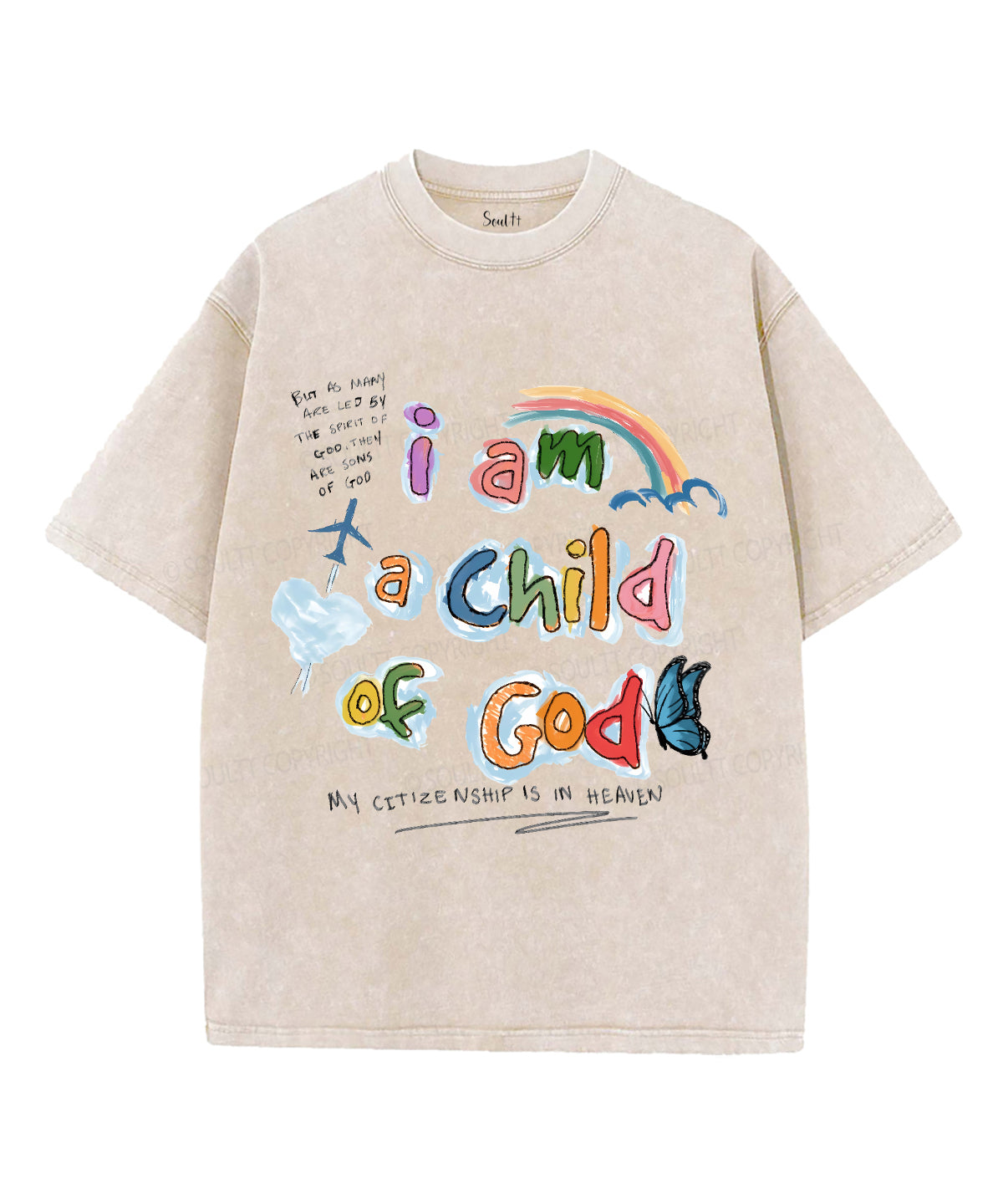 I Am Child God Washed Christian Style001 T-Shirts, Hoodie, Sweatshirt
