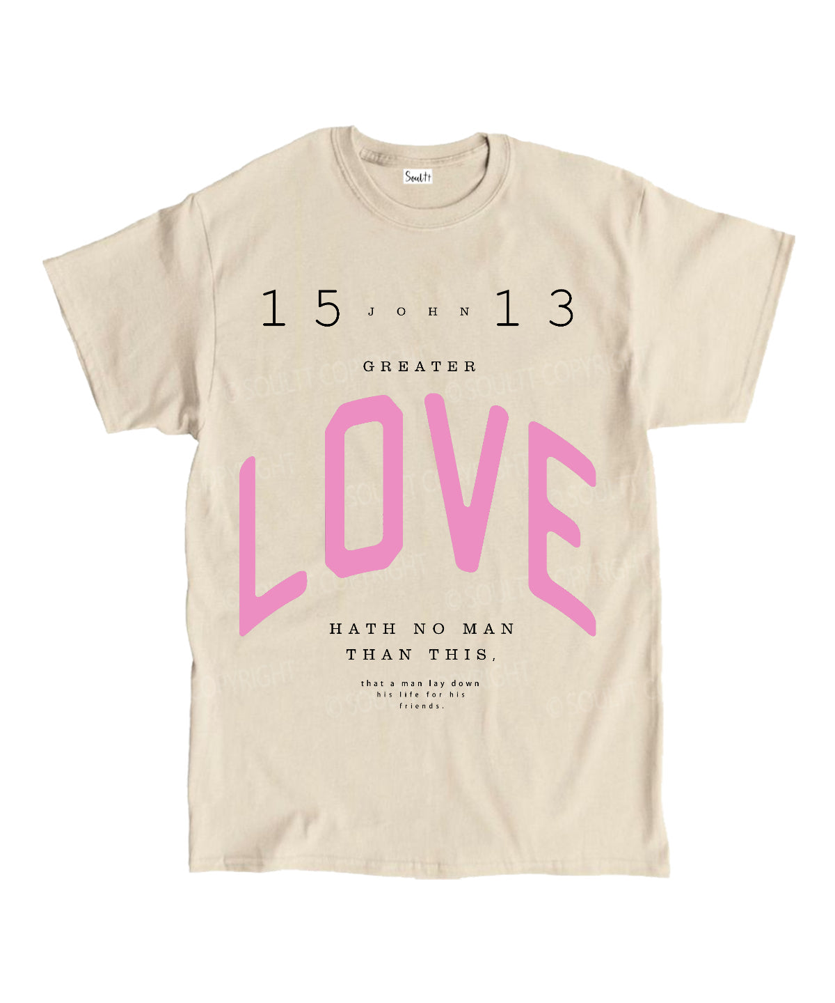 Greater Love Unisex Cotton Christian T-Shirt Hoodie, Sweatshirt | CiraTrend.com (Image 4)