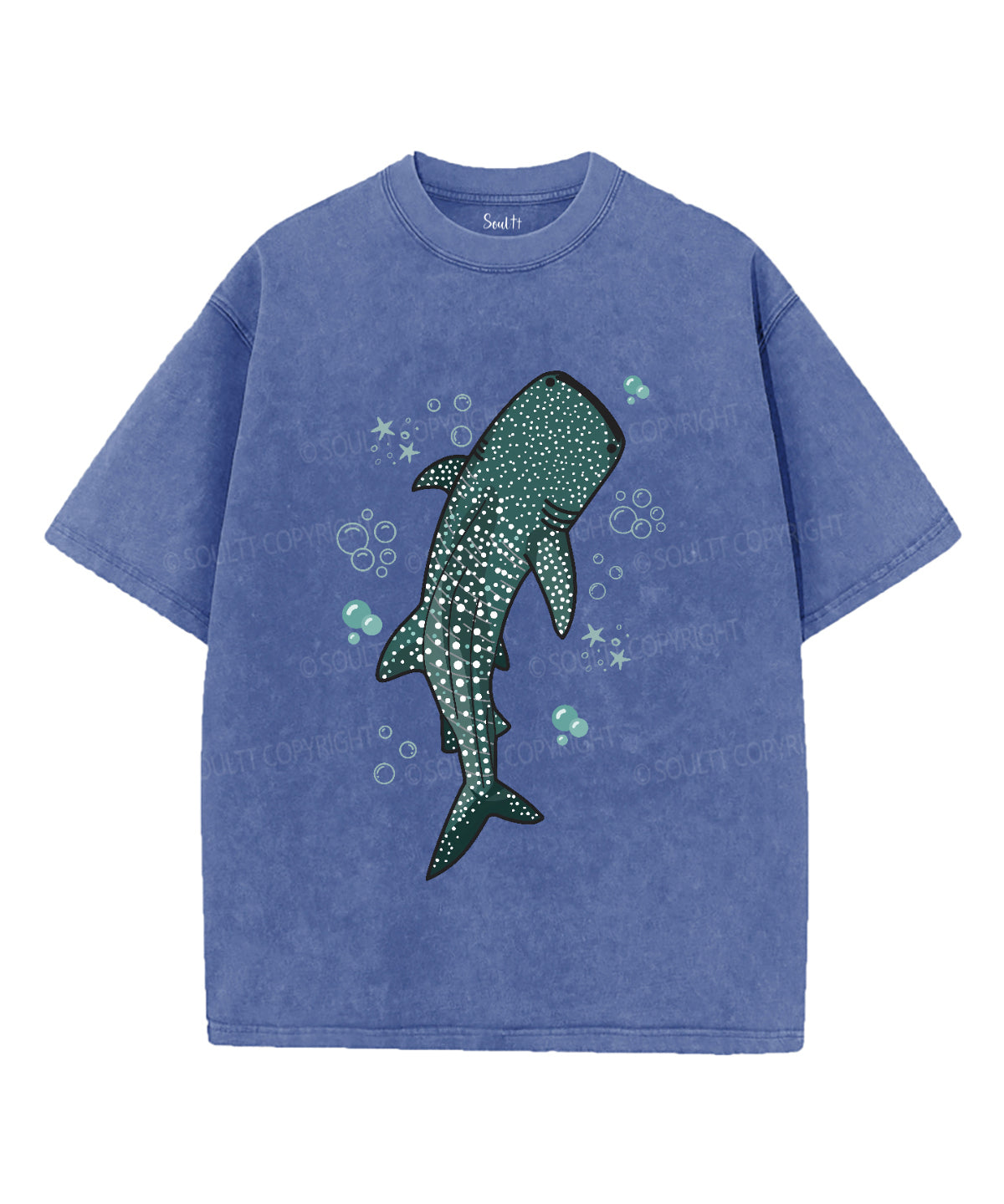 Whale Shark Unisex Washed Christian T-shirt Hoodie, Sweatshirt | CiraTrend.com (Image 4)