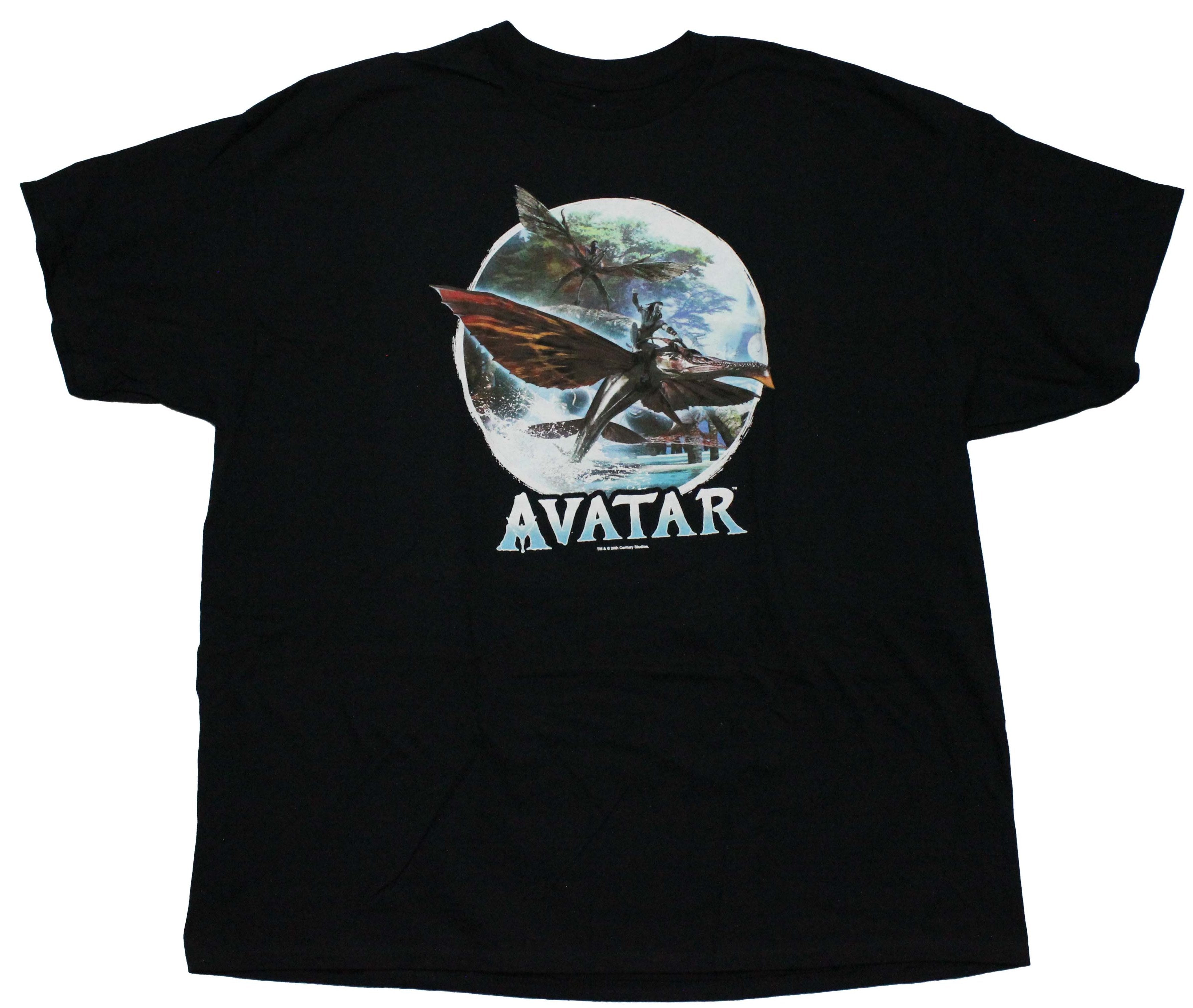 Avatar Mens T-Shirt - Way of the Water Banjees Flying Over Name Hoodie, Sweatshirt | CiraTrend.com