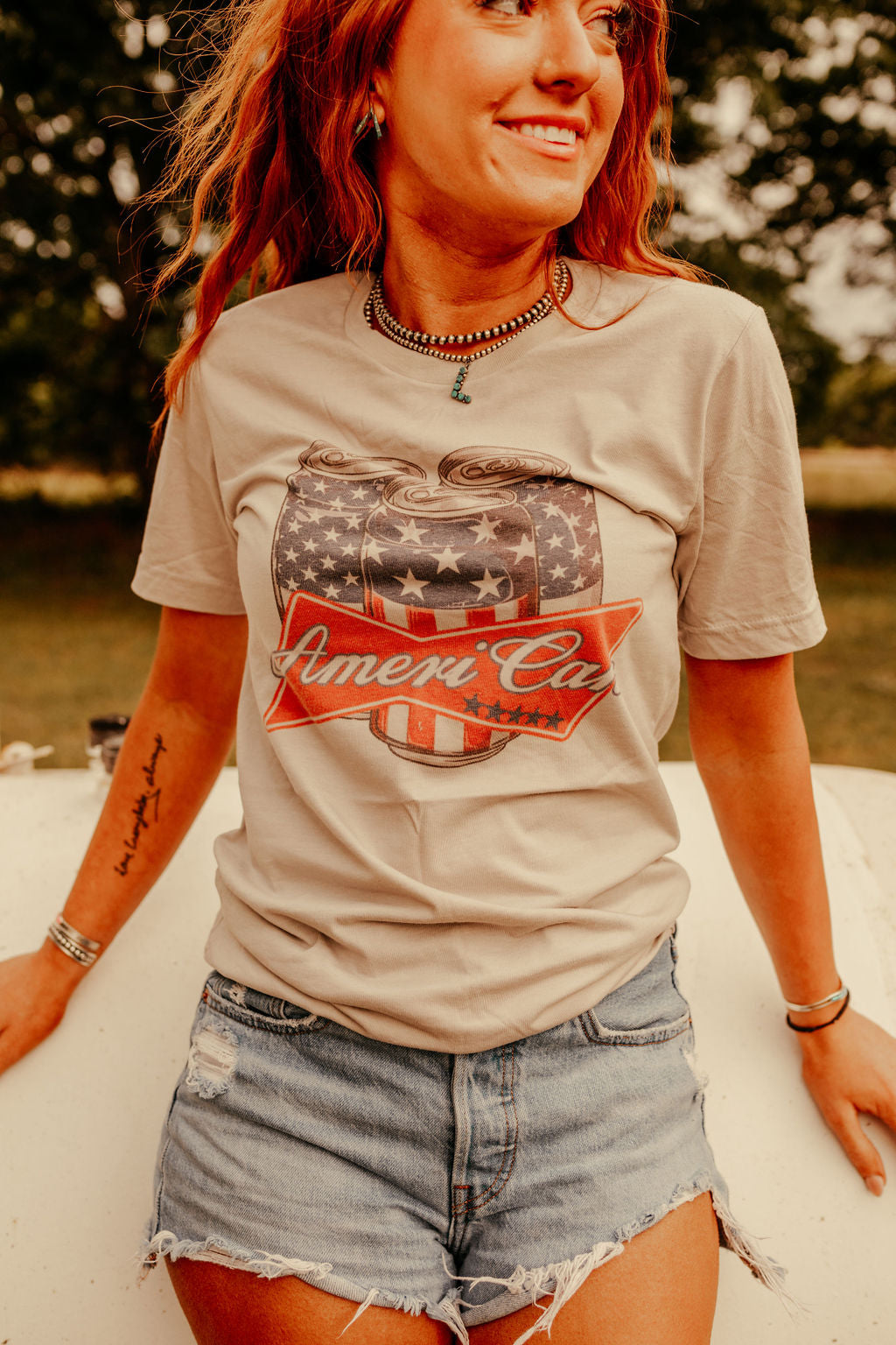 AmeriCAN Beer Graphic Tee Shirt Hoodie, Sweatshirt | CiraTrend.com (Image 1)