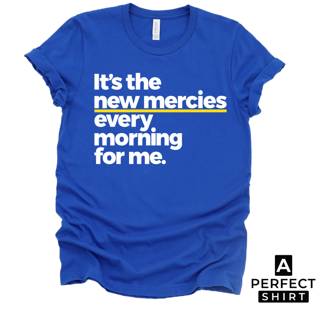 New Morning New Mercies Unisex T-Shirt Hoodie, Sweatshirt | CiraTrend.com (Image 2)