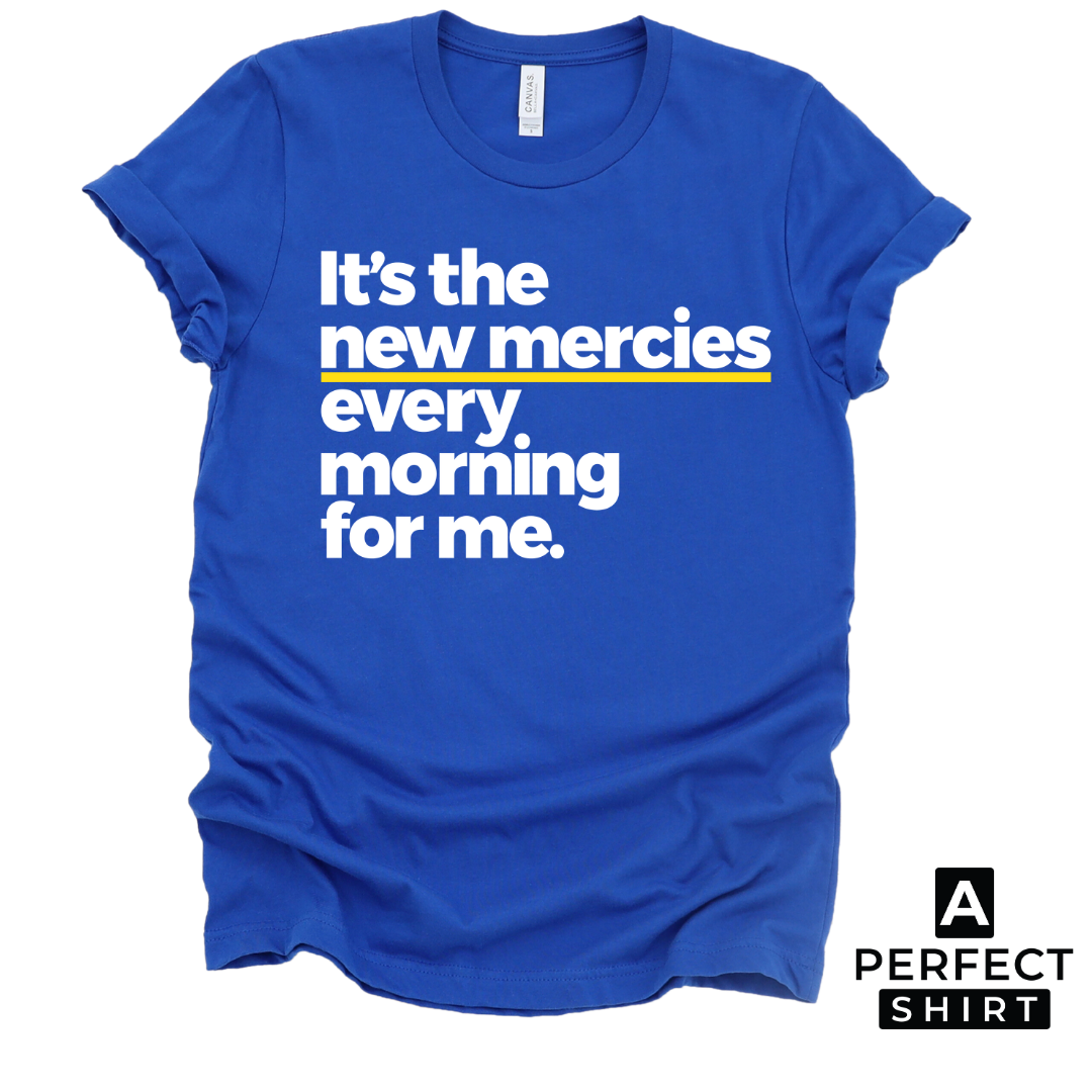 New Morning New Mercies Unisex T-Shirt Hoodie, Sweatshirt | CiraTrend.com (Image 2)