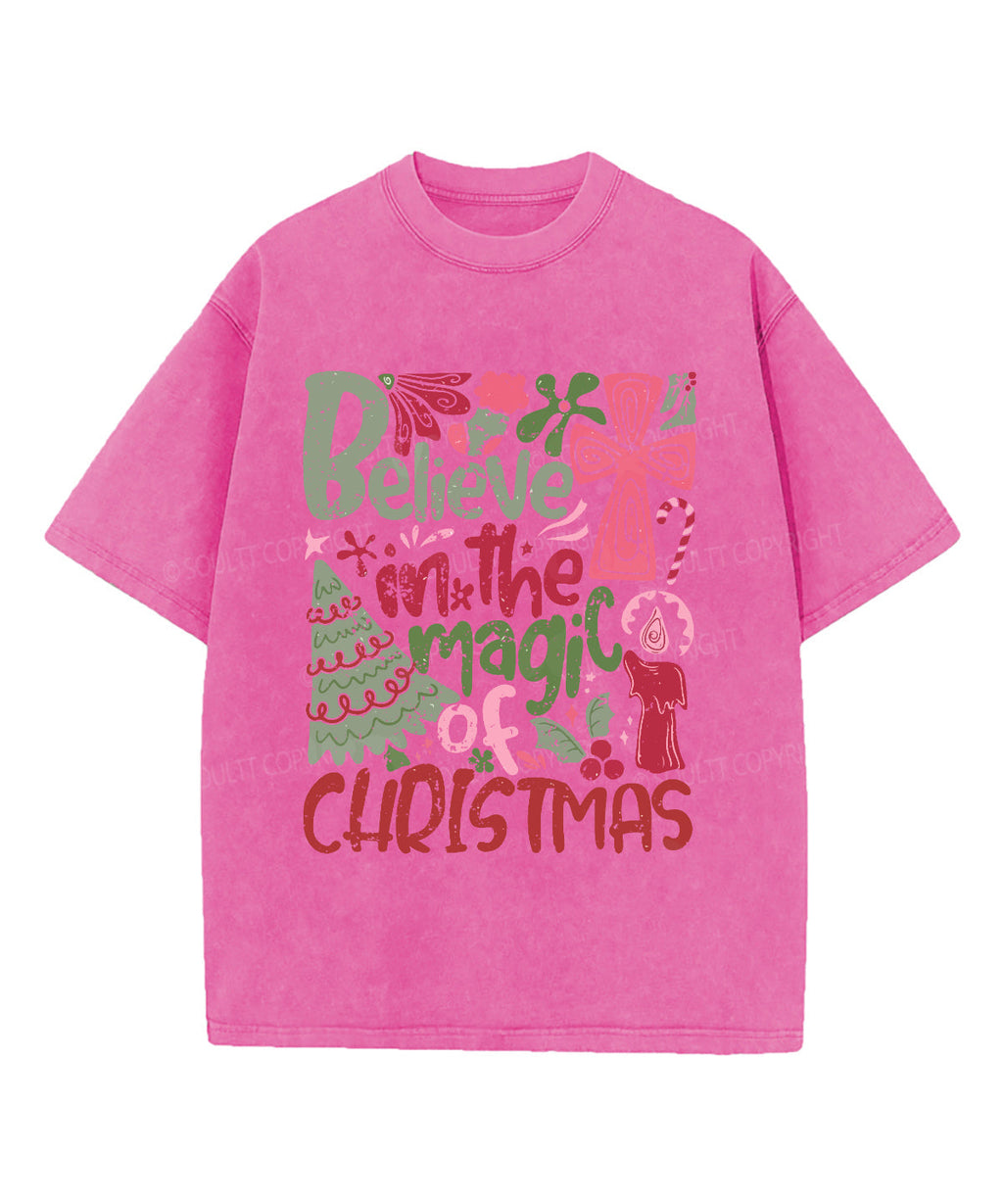 Believe In The Magic Washed Christian T-shirt Hoodie, Sweatshirt | CiraTrend.com (Image 3)