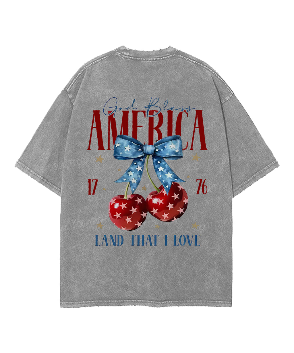 God Bless America Double Sided Washed Christian T-Shirts, Hoodie, Sweatshirt