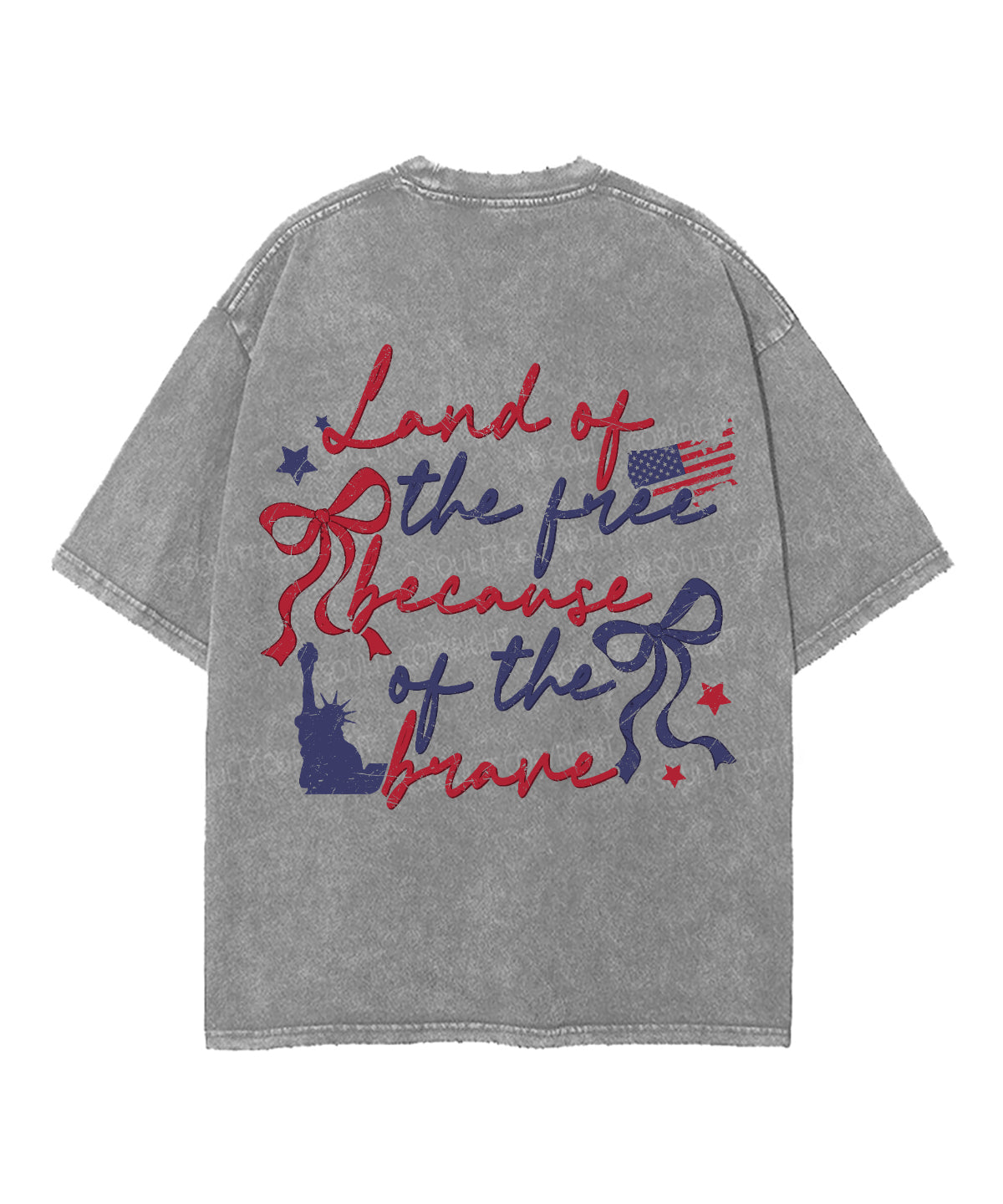 Land Of The Free Double Sided Unisex Washed Christian T-shirt Style003 Hoodie, Sweatshirt | CiraTrend.com (Image 5)