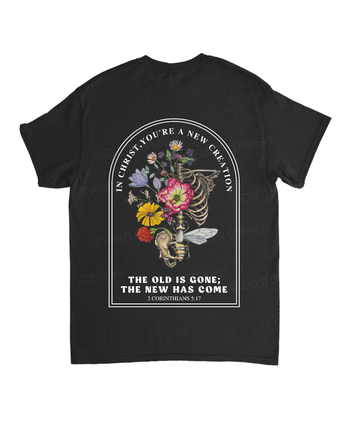 The Old Is Gone Double Sided Unisex Cotton Christian T-Shirt Hoodie, Sweatshirt | CiraTrend.com (Image 4)
