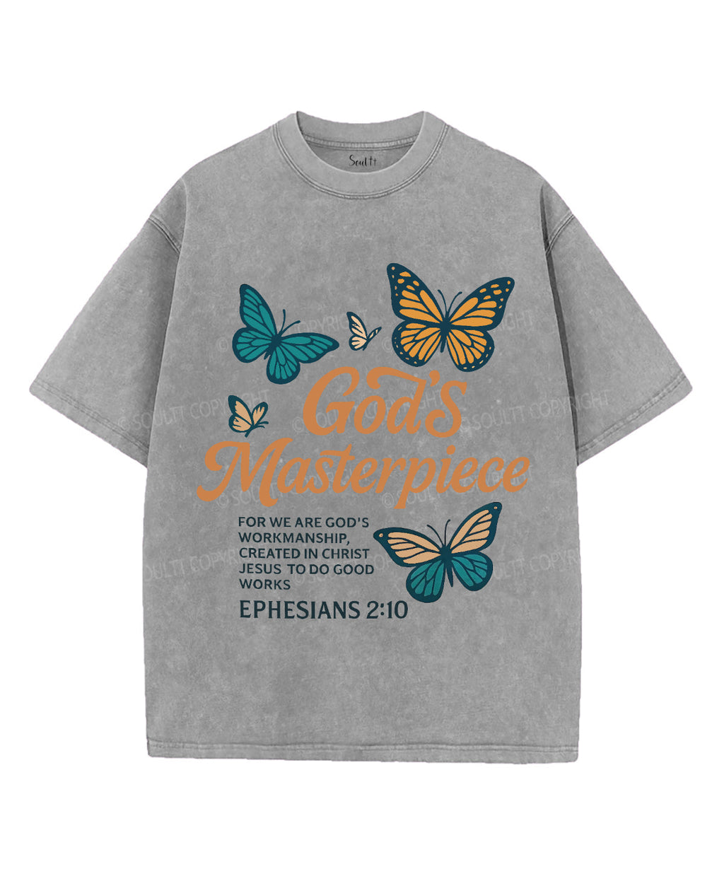 God'S Masterpiece Washed Christian T-Shirts, Hoodie, Sweatshirt