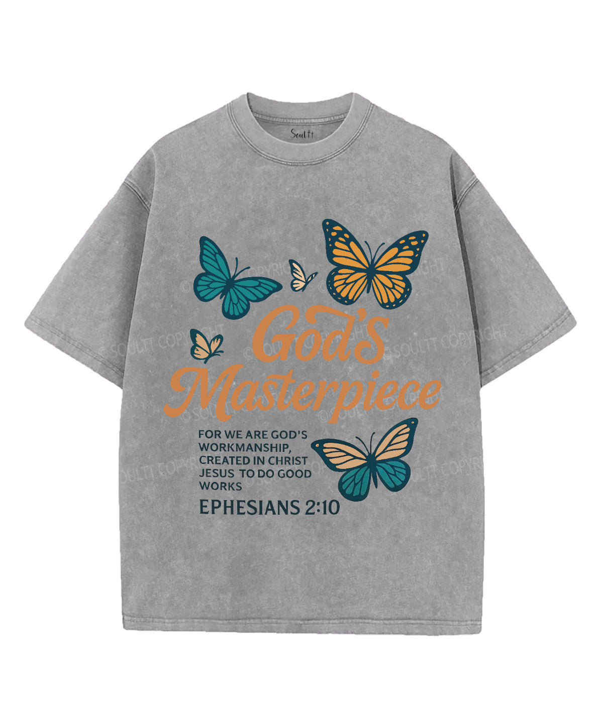 God'S Masterpiece Washed Christian T-Shirts, Hoodie, Sweatshirt