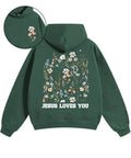 Jesus Love You Double Sided Cotton Christian Hoodie T-Shirts, Sweatshirt | CiraTrend.com (Image 1)