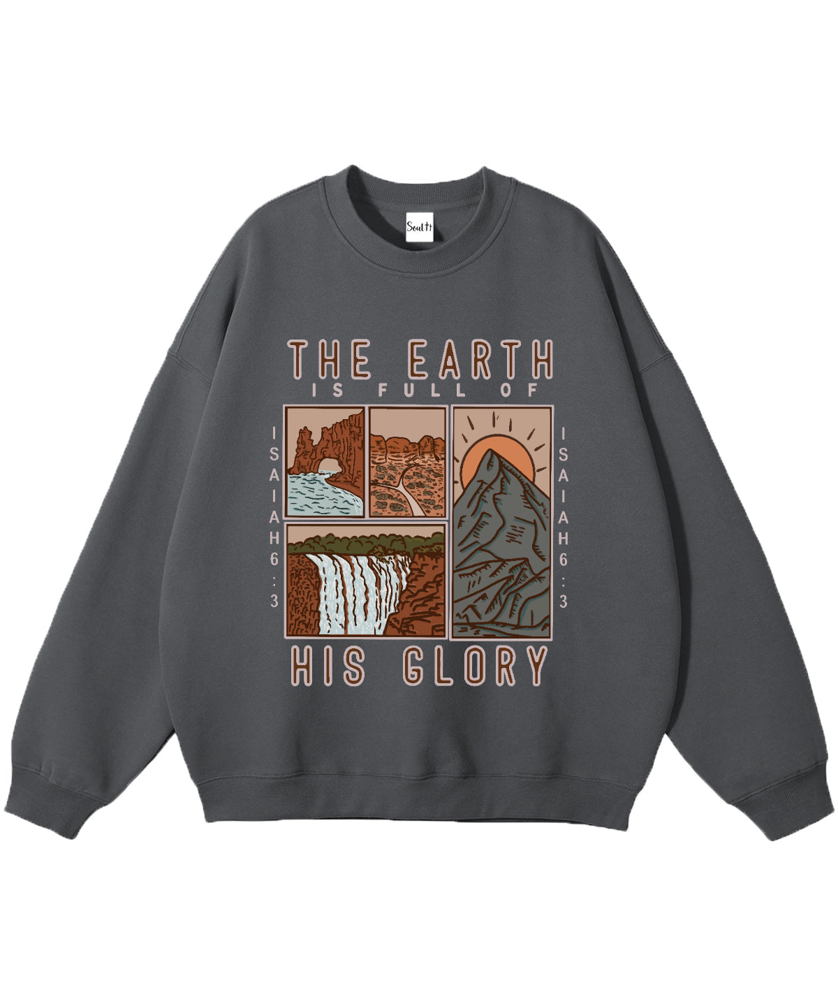 The Earth Is Full Of His Glory Cotton Christian Sweatshirt T-Shirts, Hoodie | CiraTrend.com (Image 5)