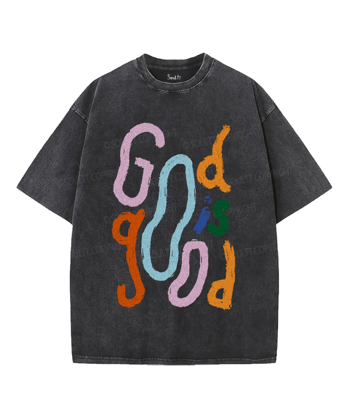 God Is Good Unisex Washed Christian T-shirt Hoodie, Sweatshirt | CiraTrend.com (Image 1)