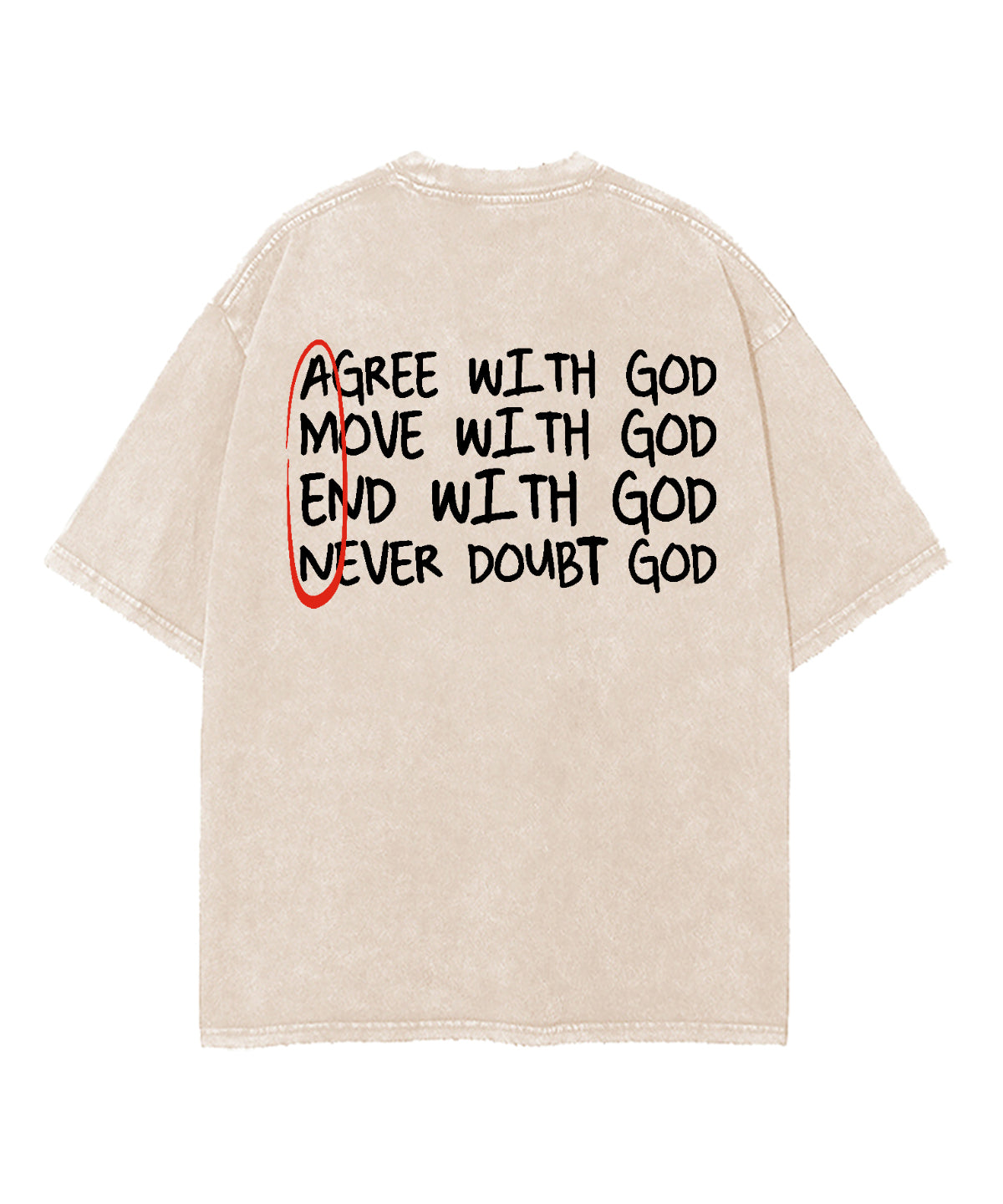 AMEN Washed Christian T-shirt Hoodie, Sweatshirt | CiraTrend.com (Image 3)