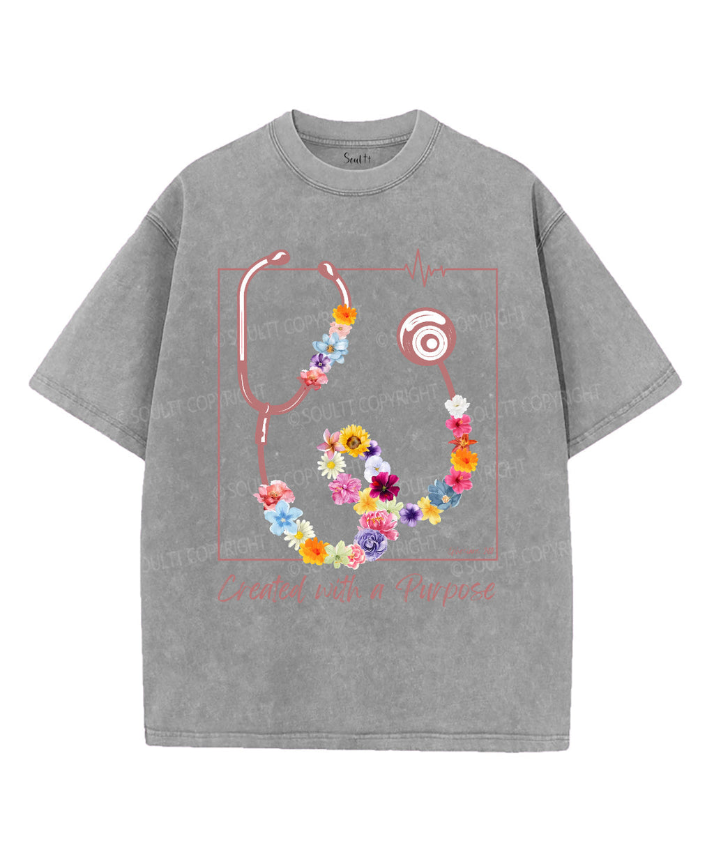 Created Purpose Washed Christian T-Shirts, Hoodie, Sweatshirt
