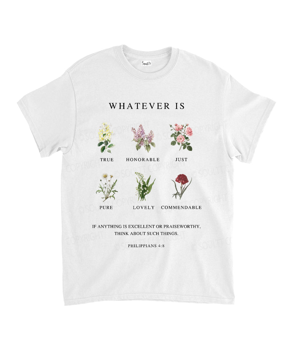 Whatever Unisex Cotton Christian T-Shirt Hoodie, Sweatshirt | CiraTrend.com (Image 2)