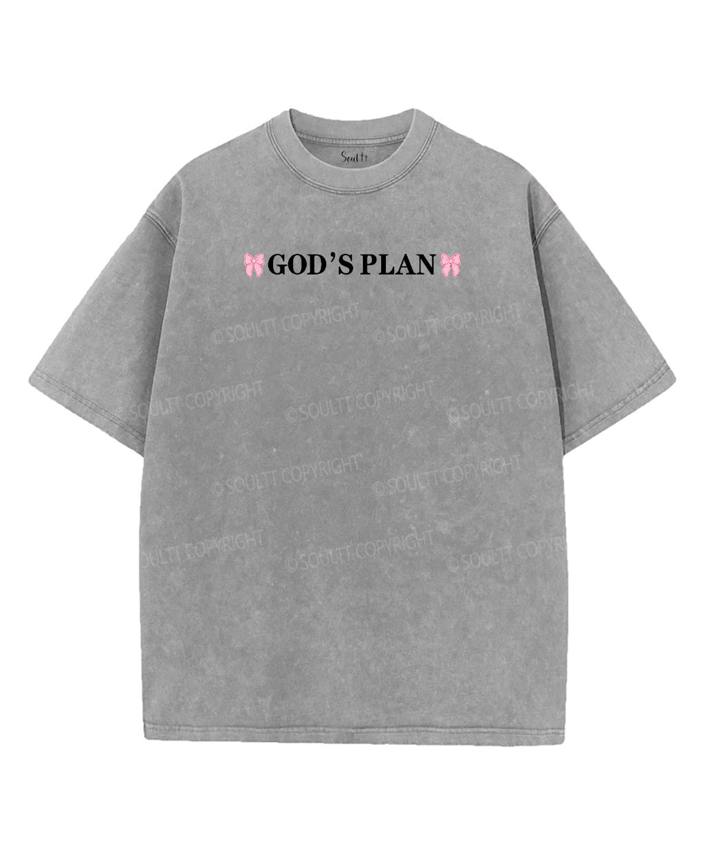 God'S PlanÂ£Â¾My Plan Double Sided Washed Christian T-Shirts, Hoodie, Sweatshirt