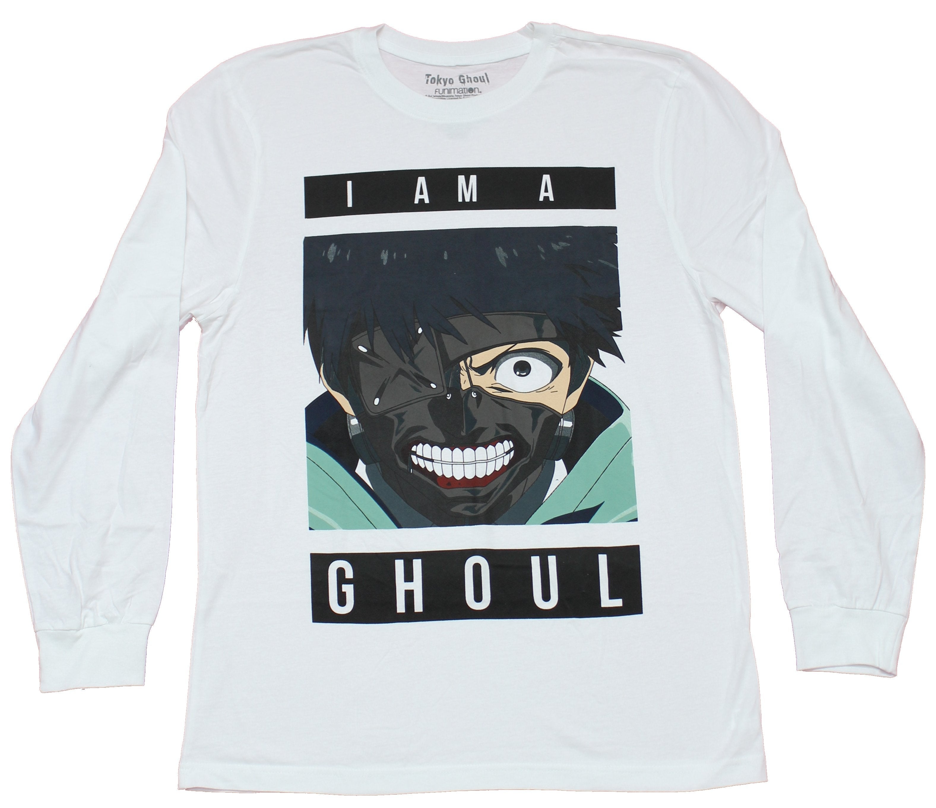 Tokyo Ghoul Long Sleeve I Am Ghoul Picture Box Image T-Shirts, Hoodie, Sweatshirt