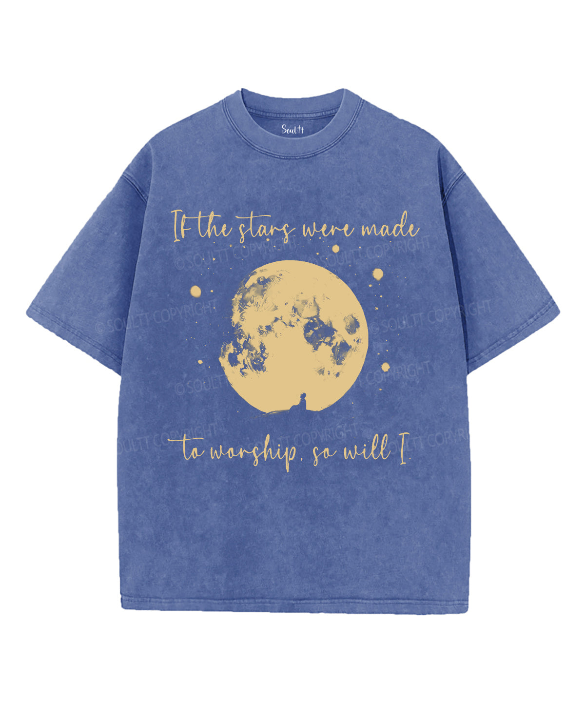 If The Stars Were Made To Worship Unisex Washed Christian T-shirt Hoodie, Sweatshirt | CiraTrend.com (Image 5)