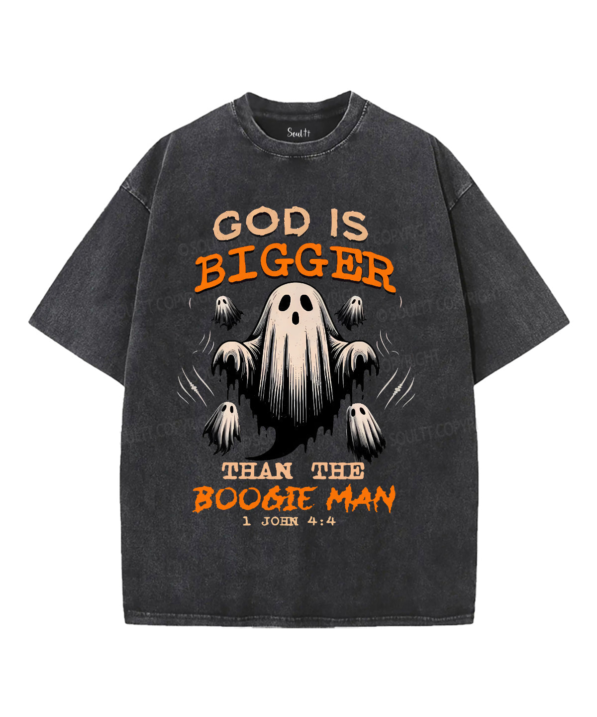 God Is Bigger Washed Christian Style001 T-Shirts, Hoodie, Sweatshirt