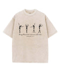 Skeleton Unisex Washed Christian T-shirt Hoodie, Sweatshirt | CiraTrend.com (Image 1)