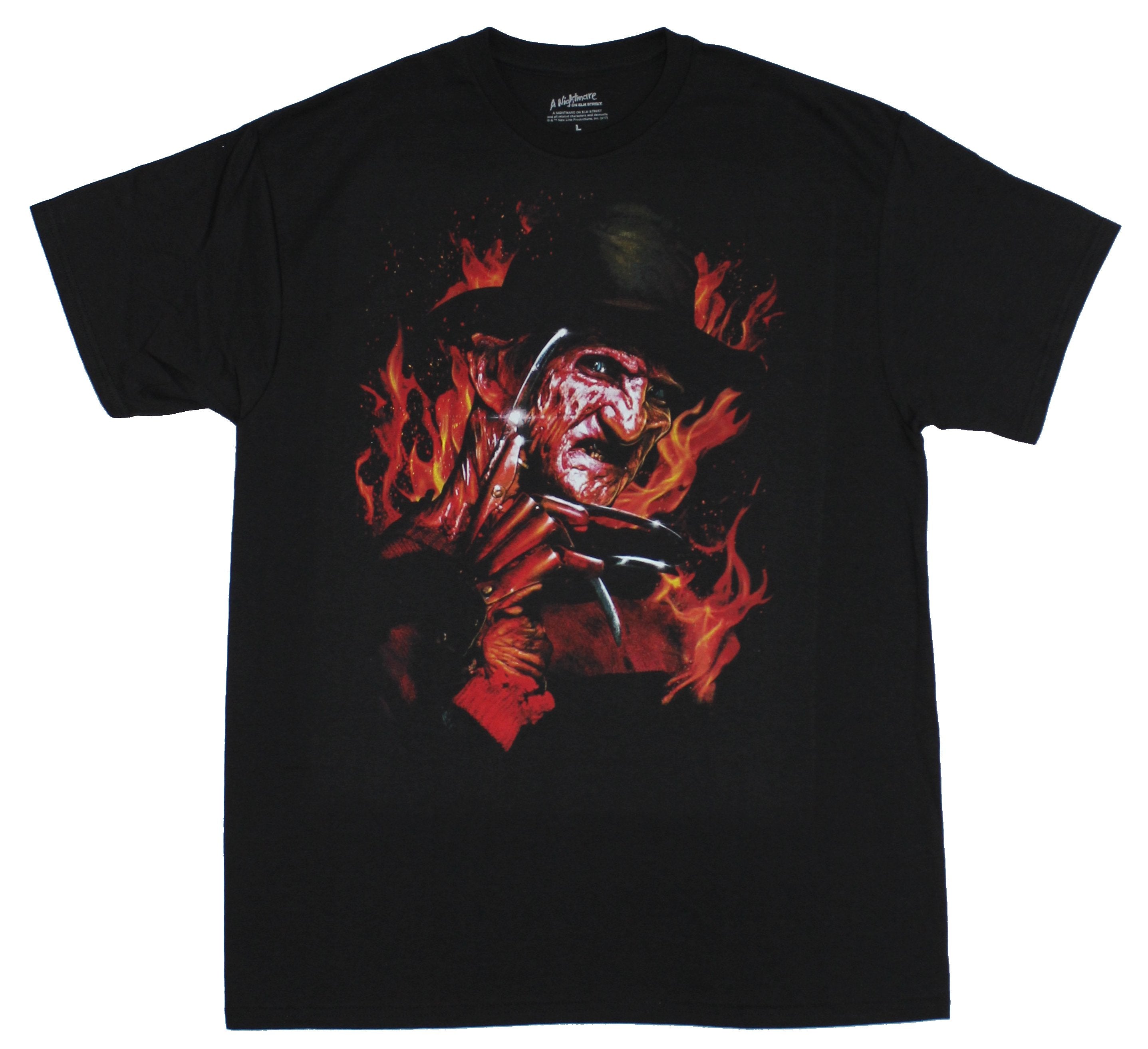 Nightmare on Elm Street Mens T-Shirt - Flaming Freddy Kruger Come Here Pose Hoodie, Sweatshirt | CiraTrend.com