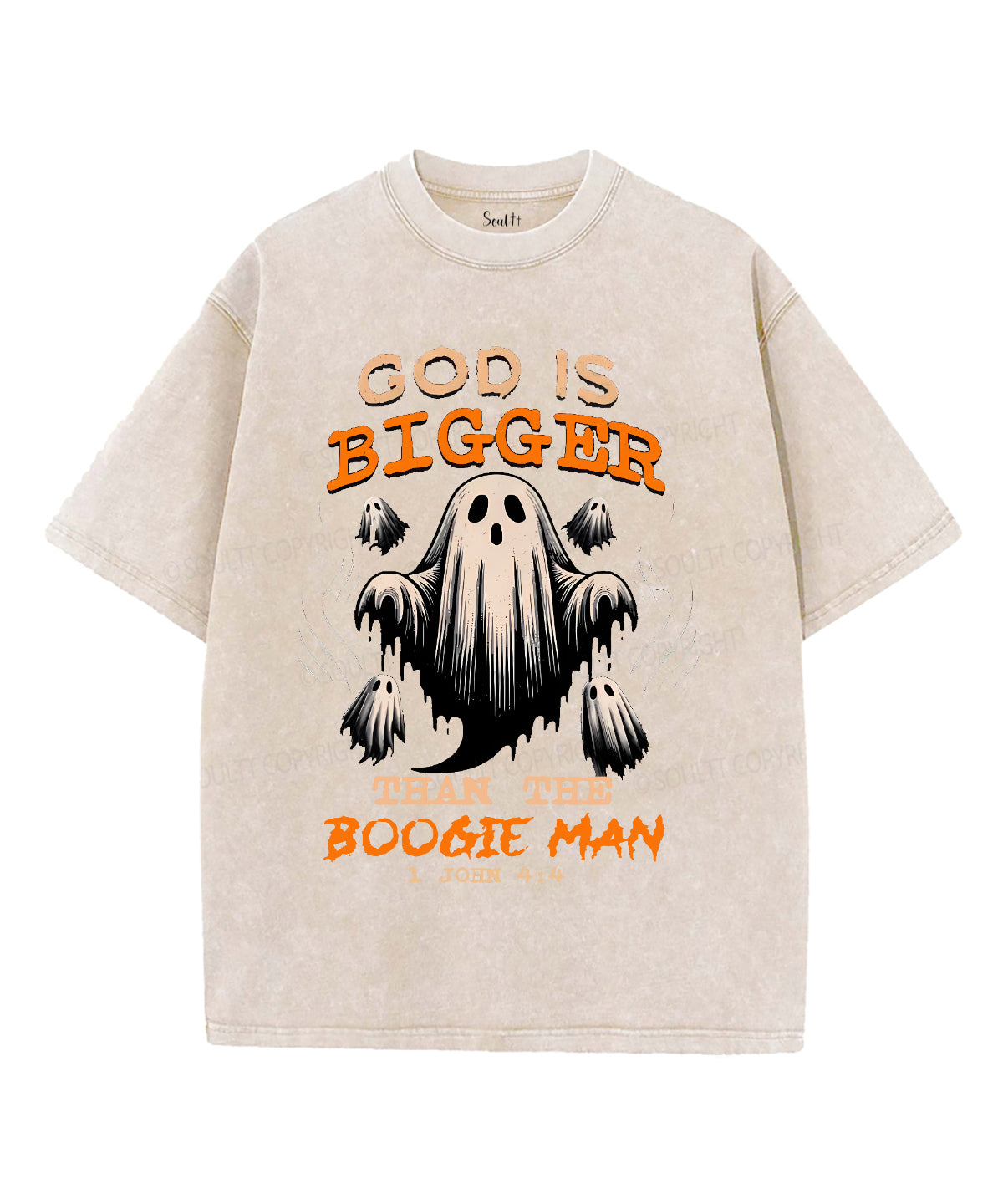 God Is Bigger Washed Christian Style001 T-Shirts, Hoodie, Sweatshirt