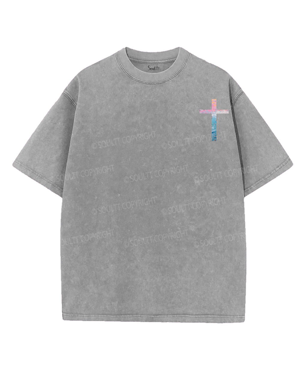 I Will Be With You Double Sided Unisex Washed Christian T-shirt Style021 Hoodie, Sweatshirt | CiraTrend.com (Image 4)
