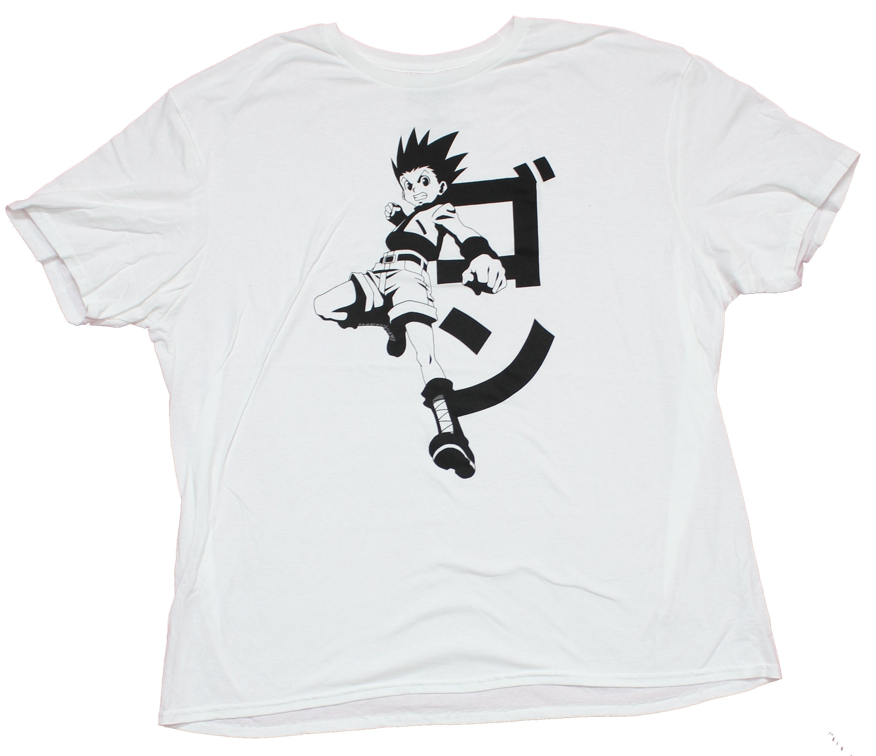Hunter X Hunter Mens T-Shirt - Diving Gon Punch in Black & white Hoodie, Sweatshirt | CiraTrend.com