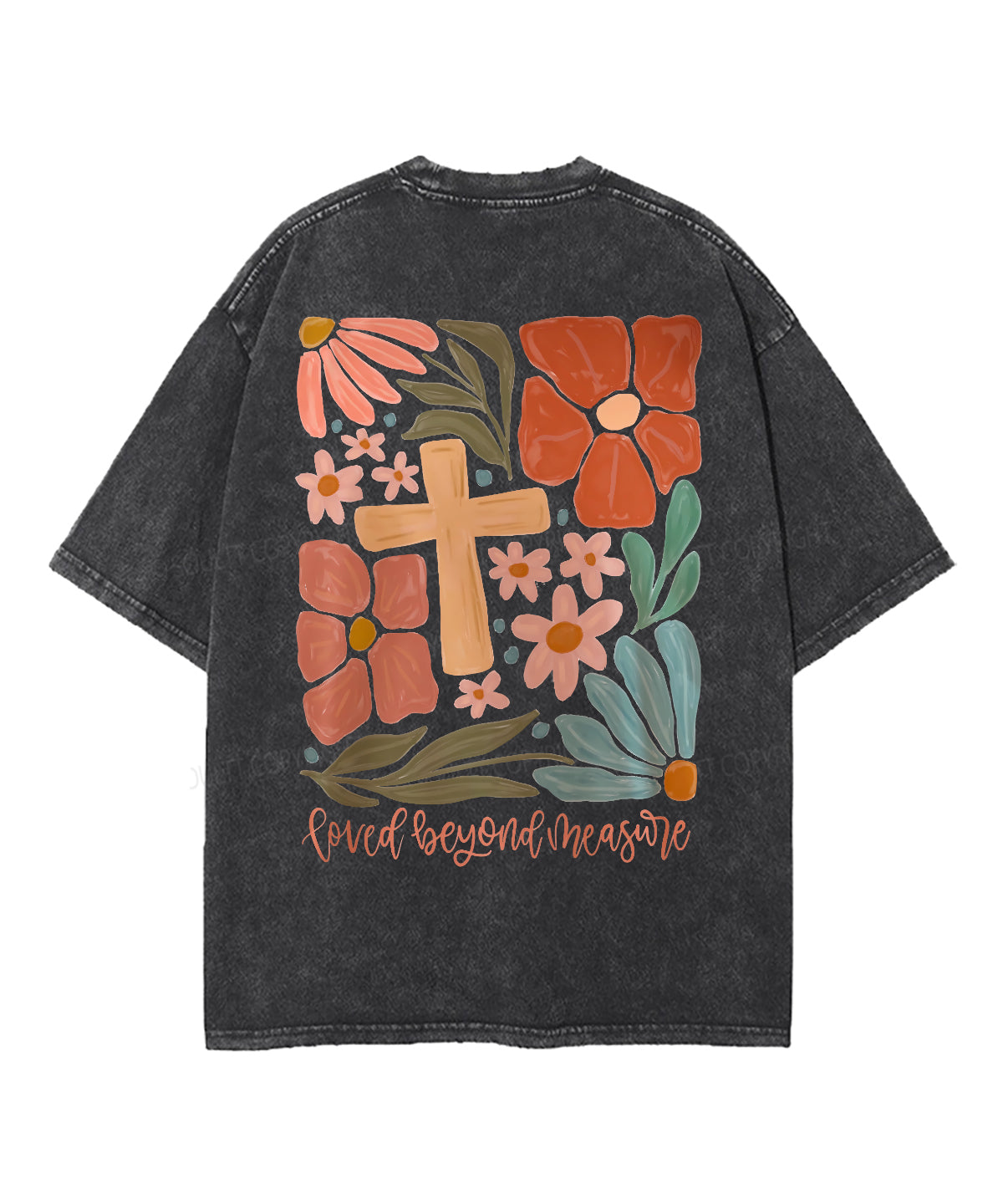 Loved Beyond Measure Double Sided Unisex Washed Christian T-shirt Hoodie, Sweatshirt | CiraTrend.com (Image 3)