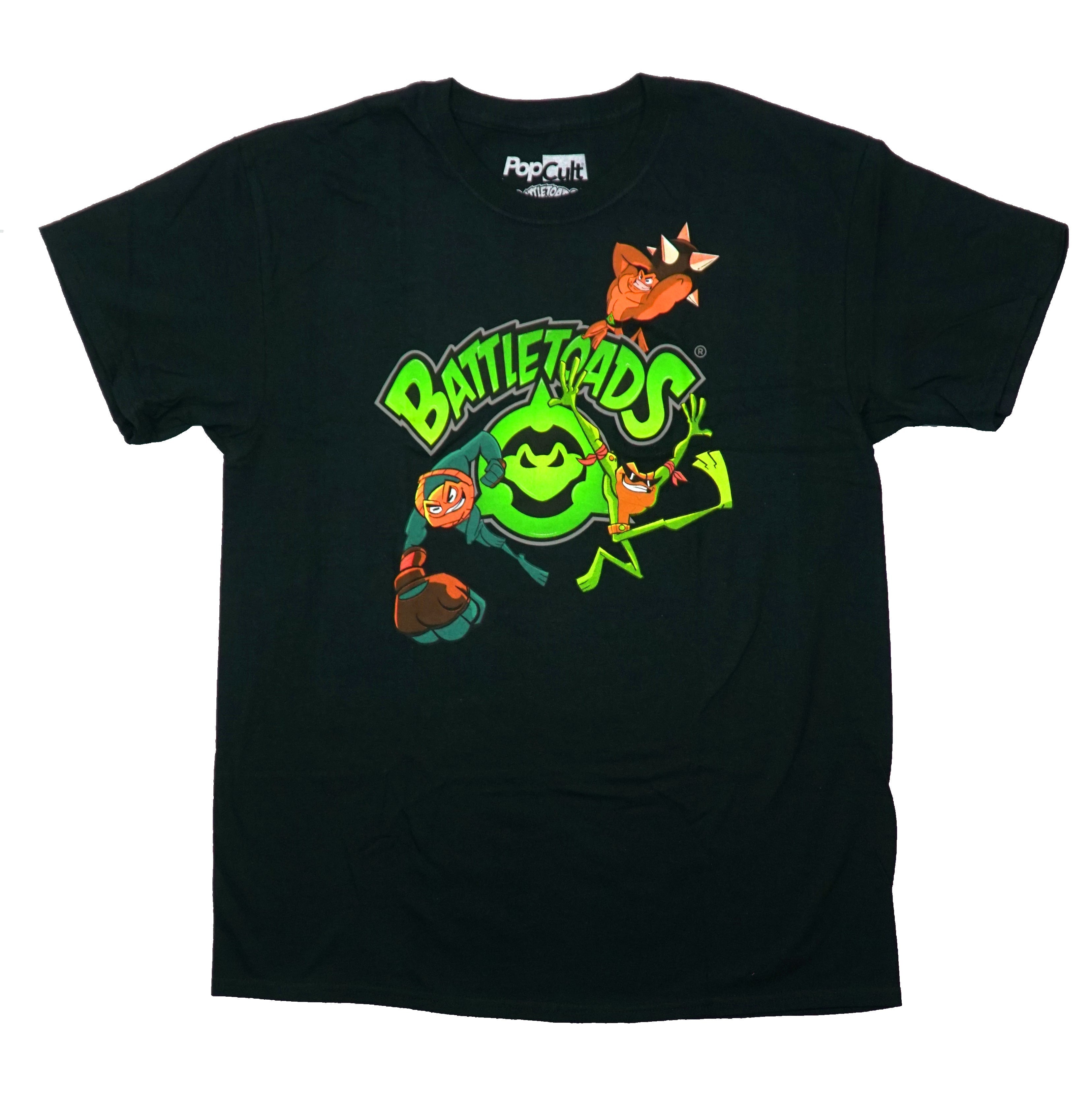 Battletoads Mens T-Shirt -  Zitz, Rash and Pimple Around Green Toad Hoodie, Sweatshirt | CiraTrend.com