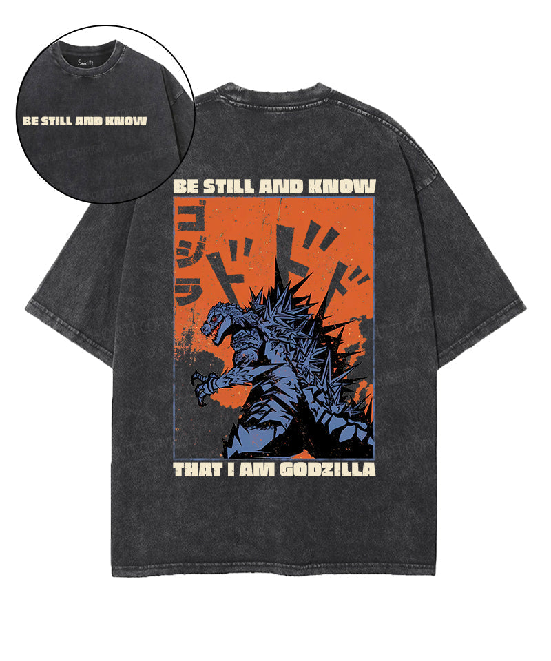 Be Still And Know Double Sided Unisex Washed Christian T-shirt Hoodie, Sweatshirt | CiraTrend.com (Image 1)