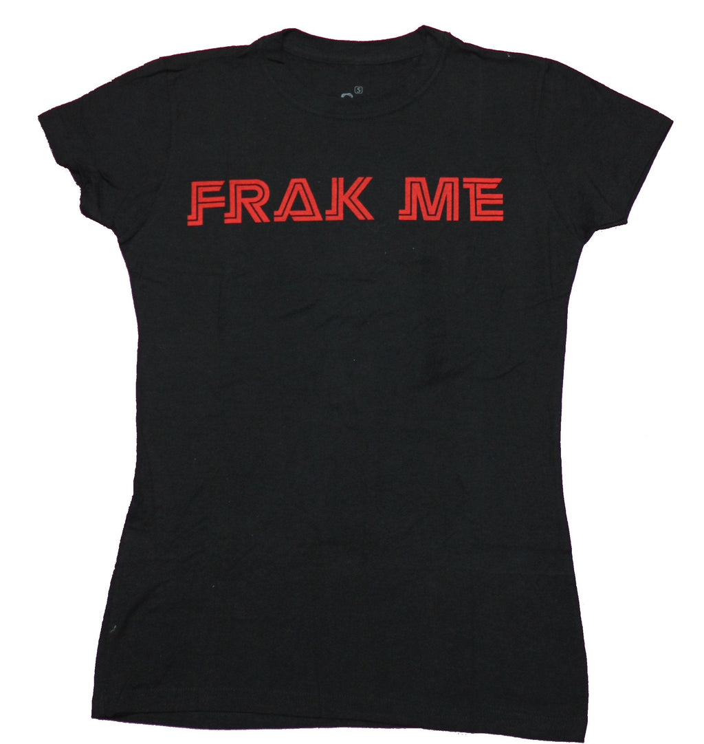Battlestar Galactica Girls Juniors T-Shirt - Frak Me Spine Back Hoodie, Sweatshirt | CiraTrend.com (Image 1)