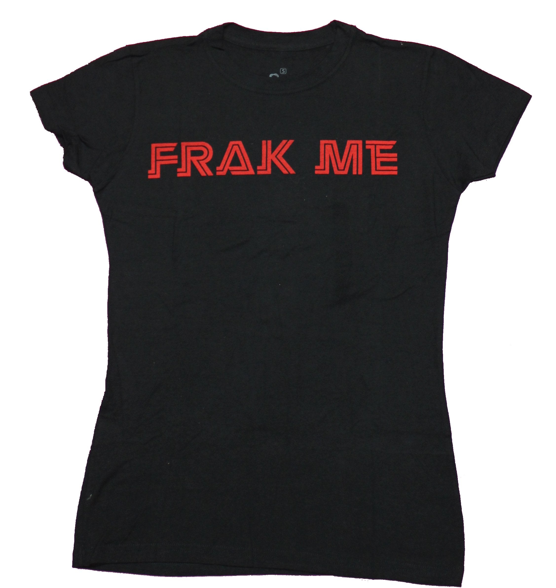 Battlestar Galactica Girls Juniors T-Shirt - Frak Me Spine Back Hoodie, Sweatshirt | CiraTrend.com (Image 1)