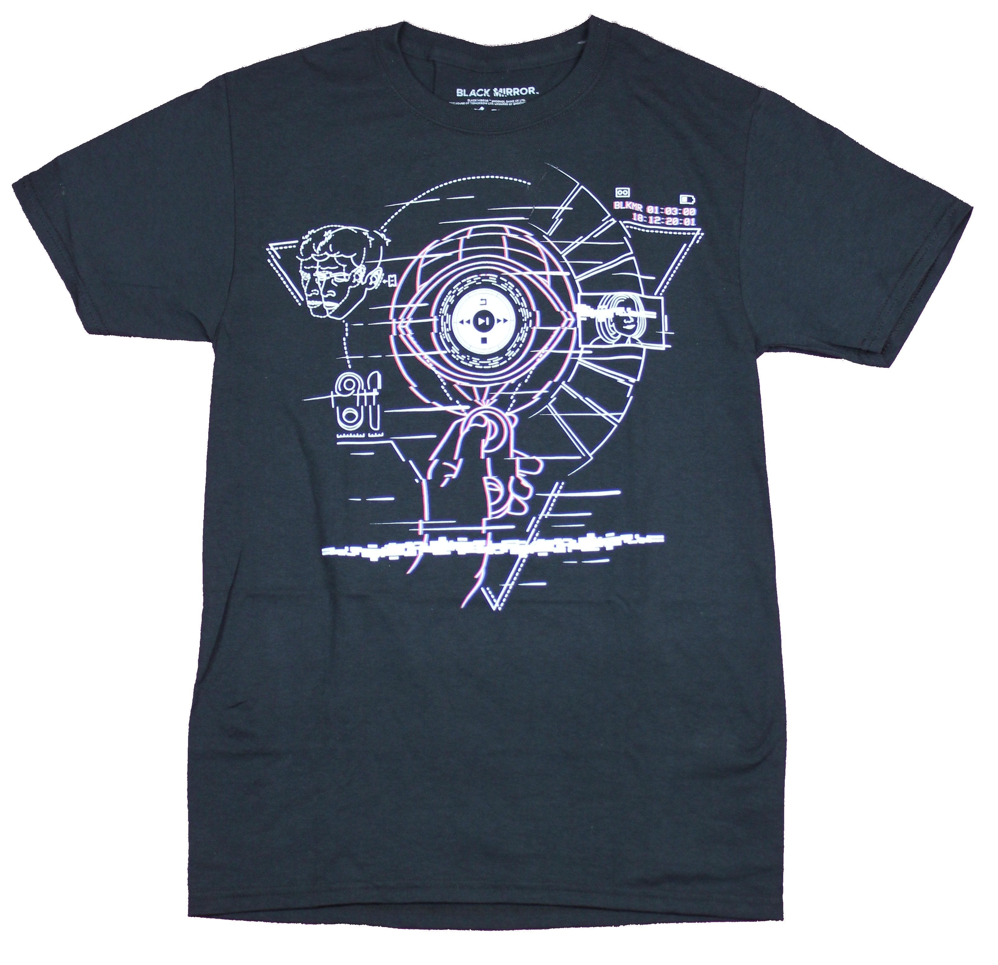 Black Mirror Mens  T-Shirt- House of Tomorrow Symbols Read Out Image Hoodie, Sweatshirt | CiraTrend.com