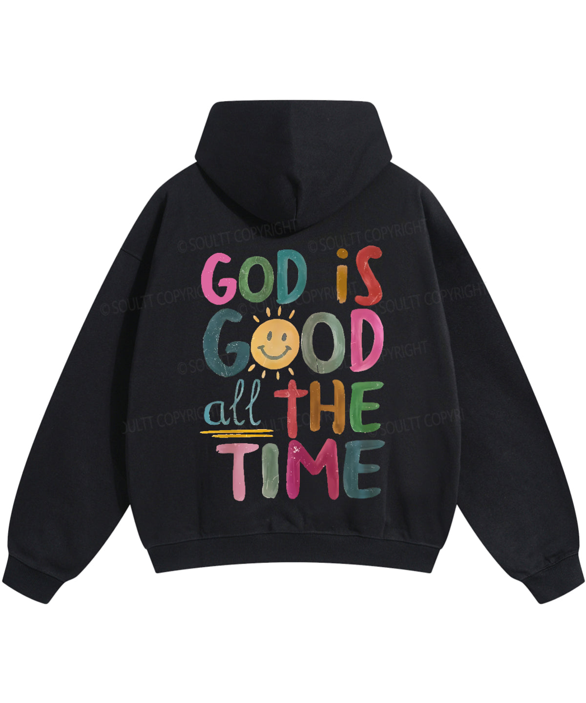 God Is Good All The Time Double Sided Cotton Christian Hoodie T-Shirts, Sweatshirt | CiraTrend.com (Image 3)