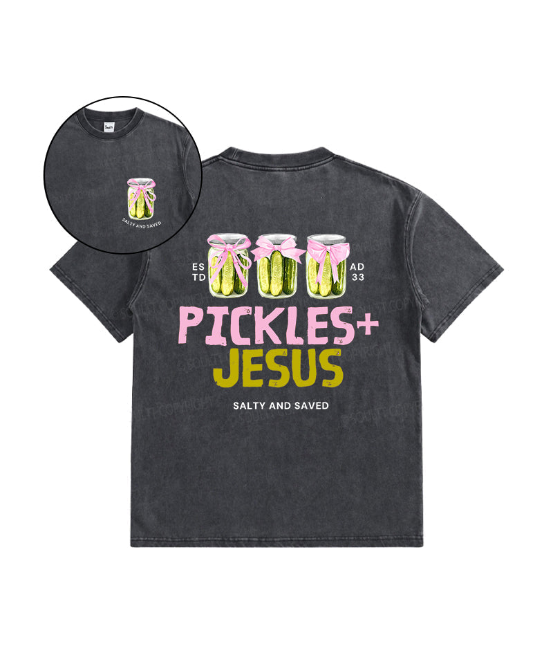 Salty Saved Double Sided Washed Christian Style003 T-Shirts, Hoodie, Sweatshirt