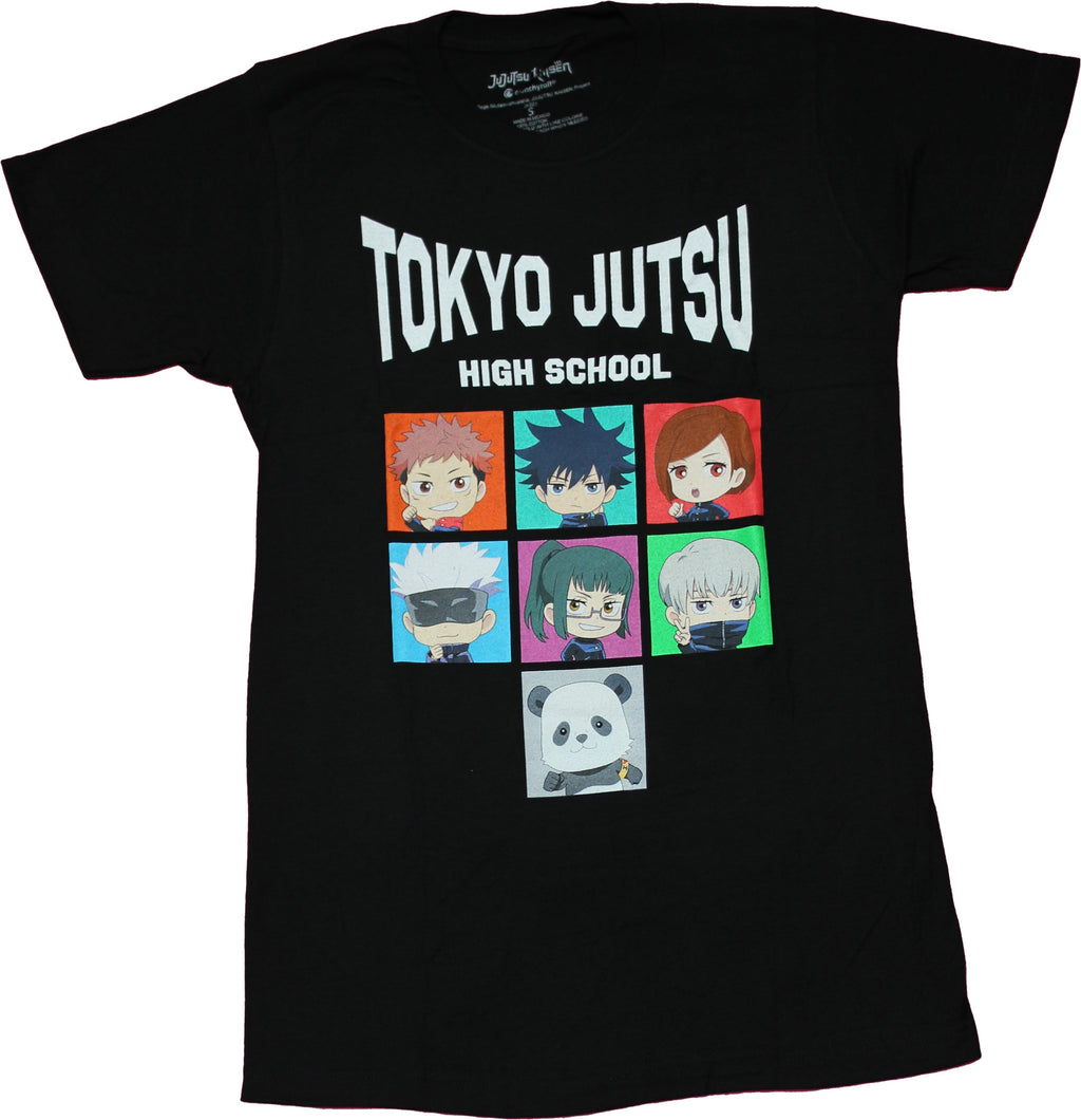 Jujutsu Kaisen Mens T-Shirt -  Tokyo Jujutsu High Chibi Group Hoodie, Sweatshirt | CiraTrend.com (Image 1)