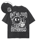 Ain't No Hood Like Fatherhood Double Sided Unisex Washed Christian T-shirt Hoodie, Sweatshirt | CiraTrend.com (Image 1)