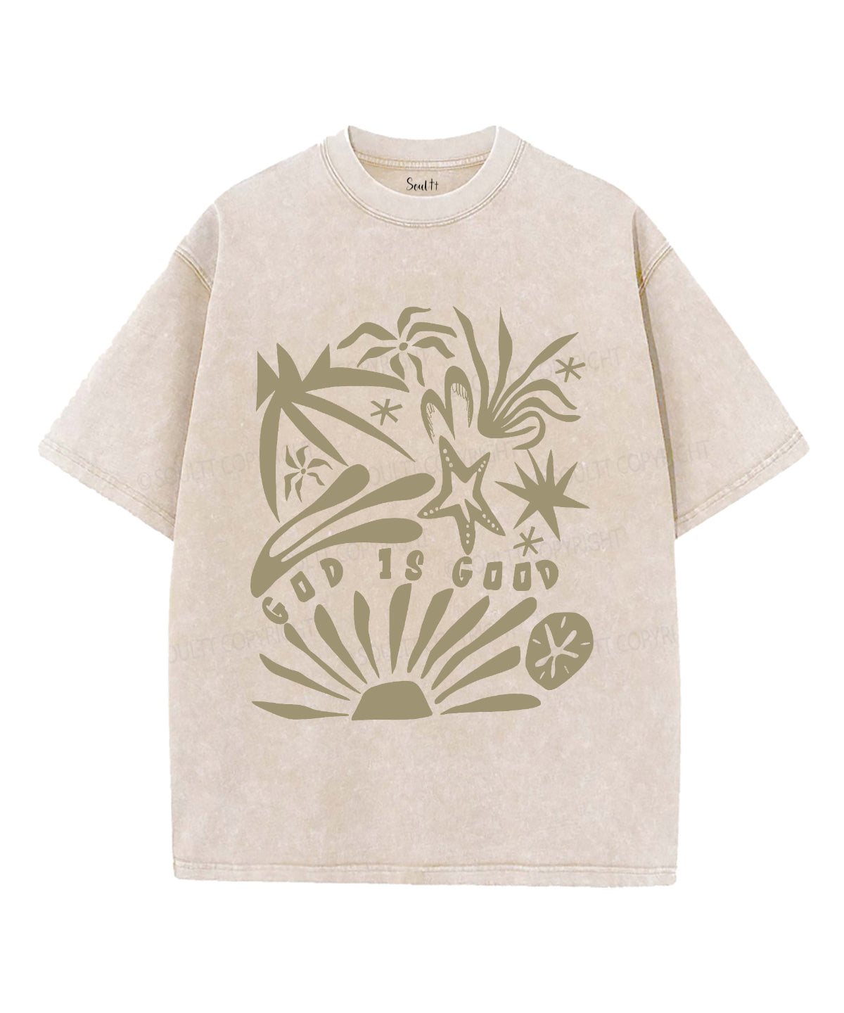 God Is Good Unisex Washed Christian T-shirt Style007 Hoodie, Sweatshirt | CiraTrend.com (Image 1)