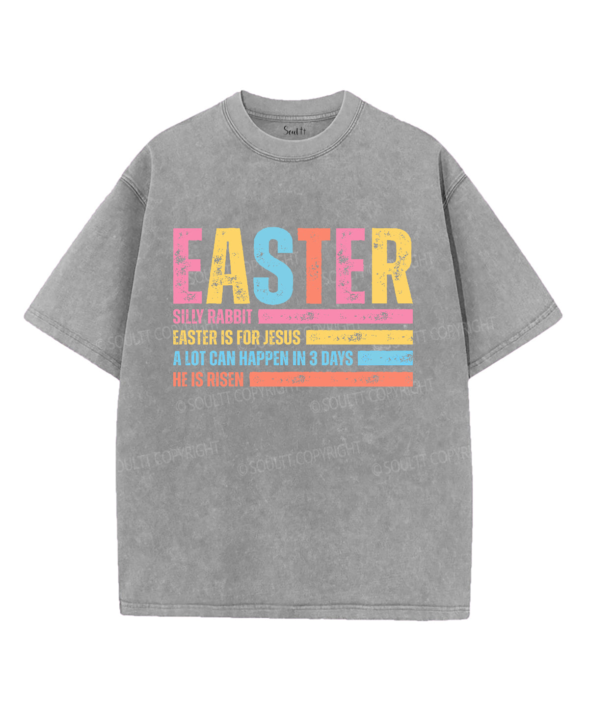 Easter Is For Jesus Unisex Washed Christian T-shirt Hoodie, Sweatshirt | CiraTrend.com (Image 2)