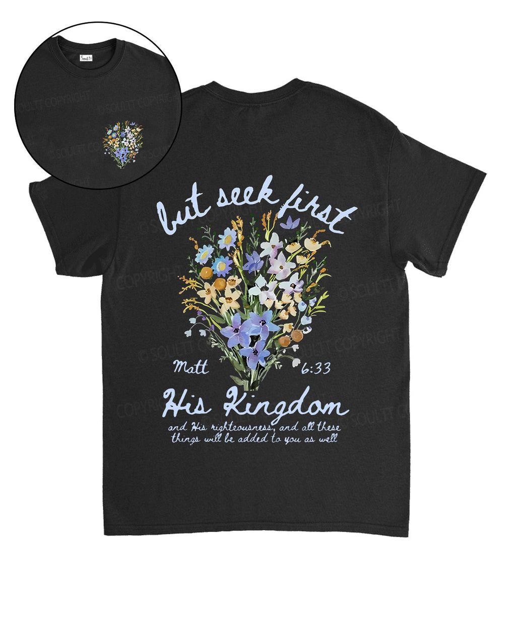 His Kingdom Double Sided Cotton Christian T-Shirts, Hoodie, Sweatshirt