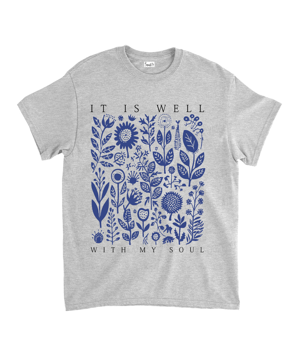 Is Well My Soul Cotton Christian Style006 T-Shirts, Hoodie, Sweatshirt