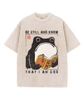 Be Still And Know Unisex Washed Christian T-shirt Style002 Hoodie, Sweatshirt | CiraTrend.com (Image 1)