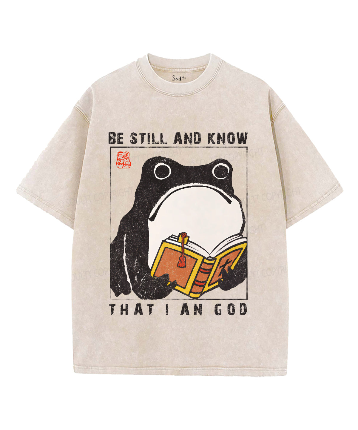 Be Still And Know Unisex Washed Christian T-shirt Style002 Hoodie, Sweatshirt | CiraTrend.com (Image 1)
