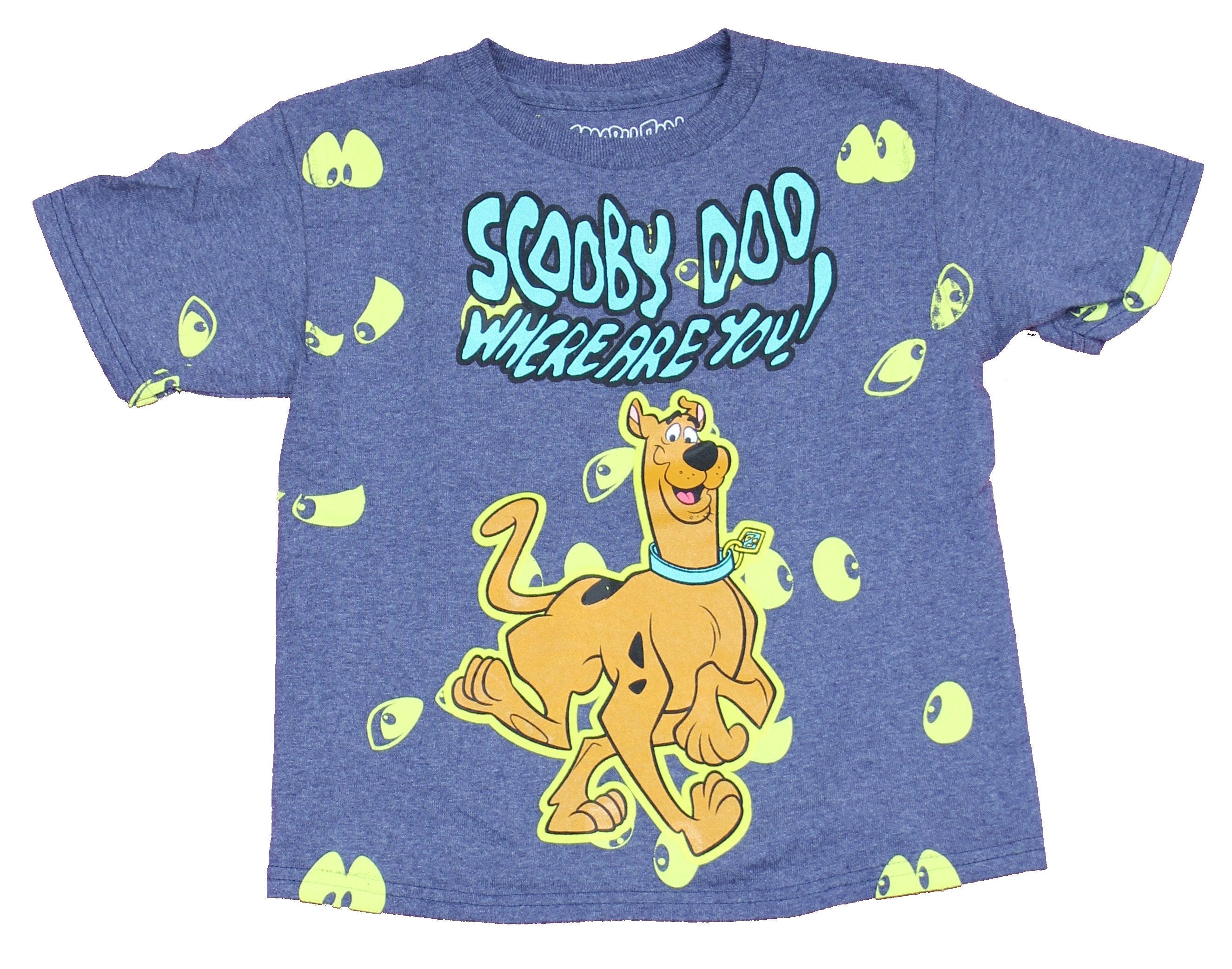 Scooby Doo Kids T-Shirt - Where Are You? Eyeballs Print Hoodie, Sweatshirt | CiraTrend.com