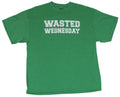Crude Attitude Mens T-Shirt -  "Wasted Wednesday" Block Letter Logo Hoodie, Sweatshirt | CiraTrend.com