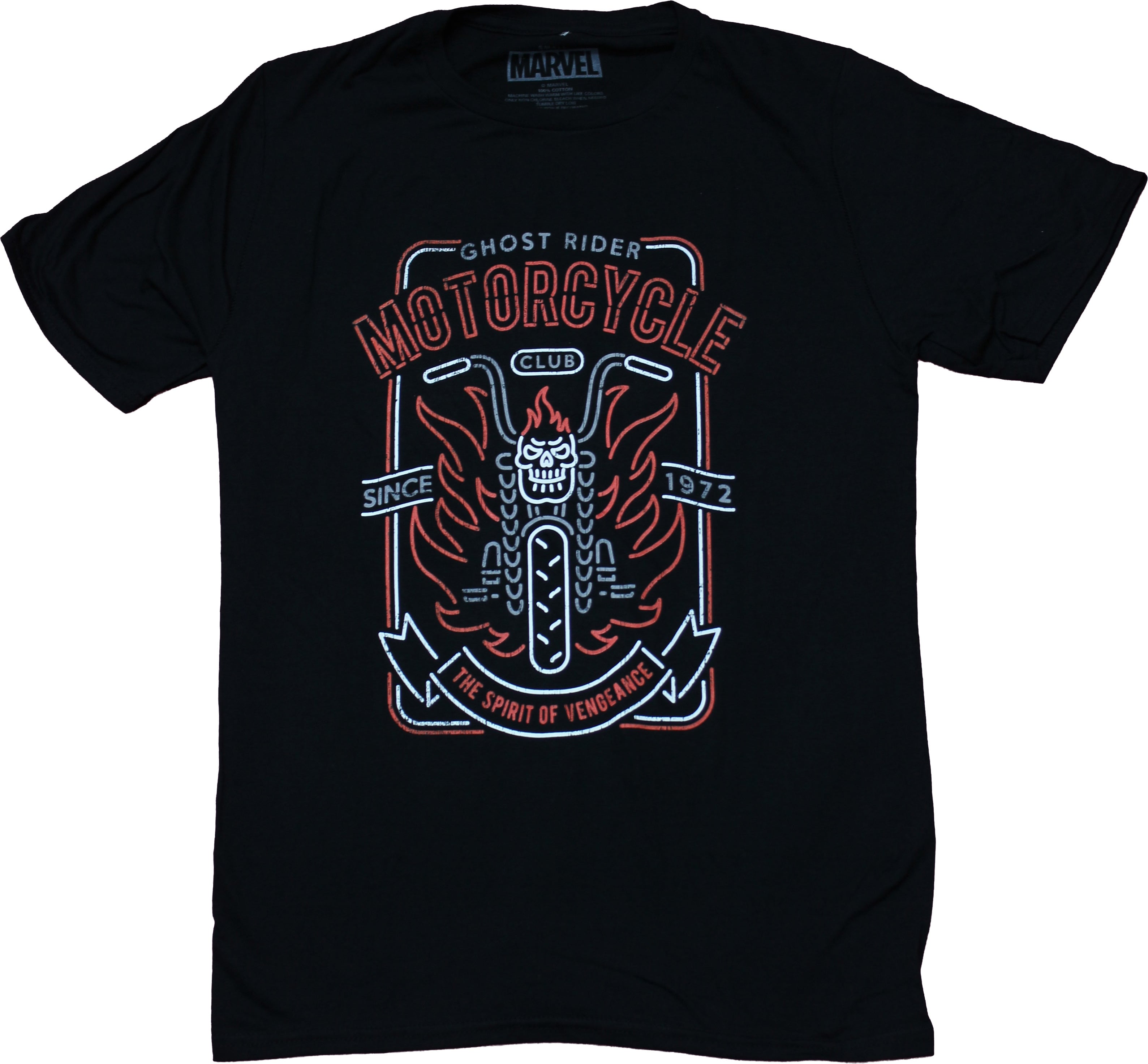 Ghost Rider Mens T-Shirt - Motorcycle Club Sign Image Hoodie, Sweatshirt | CiraTrend.com